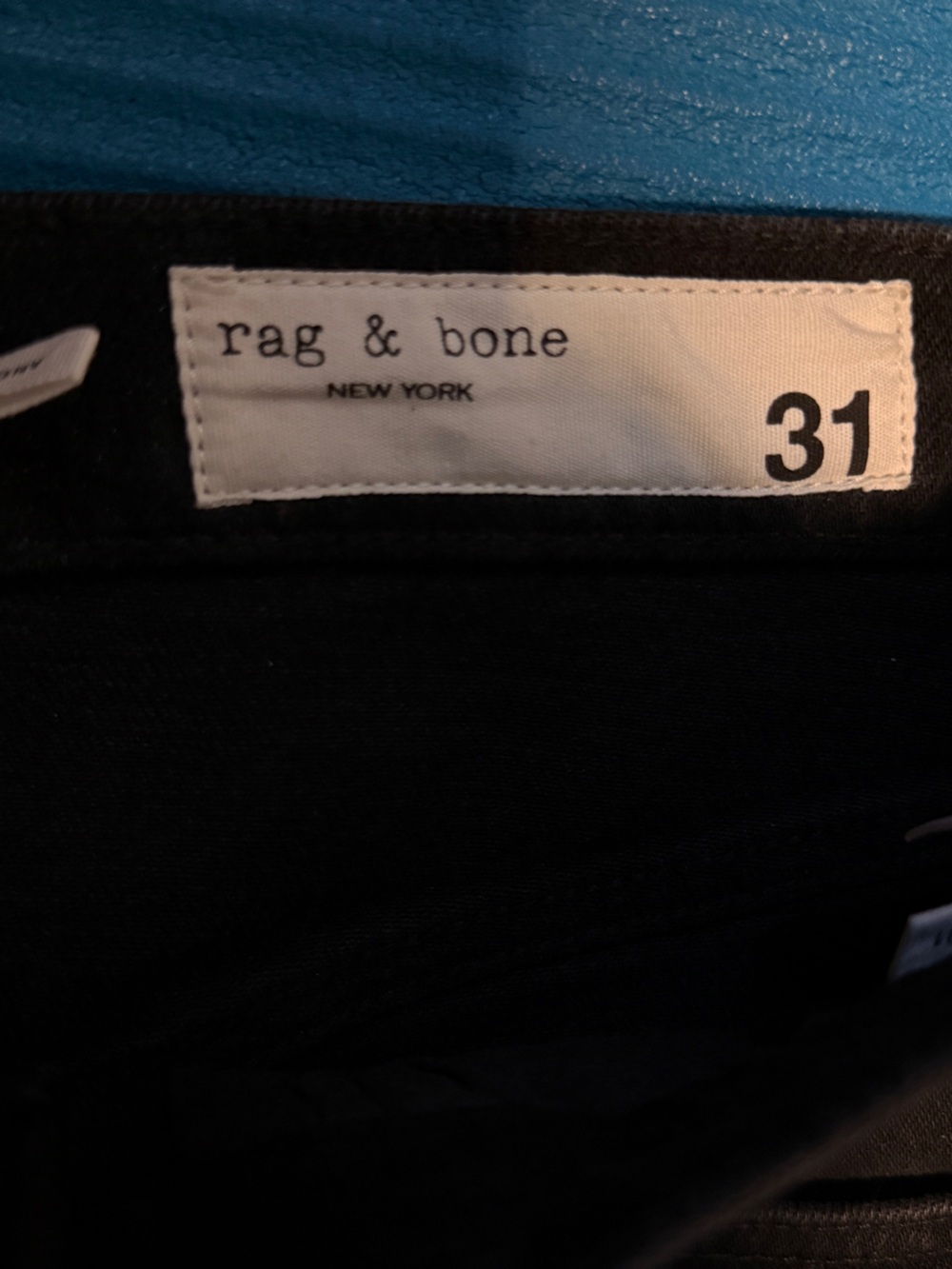 rag & bone “Andi” Women’s Cropped Wide Leg Jeans in Black - Picture 4 of 8